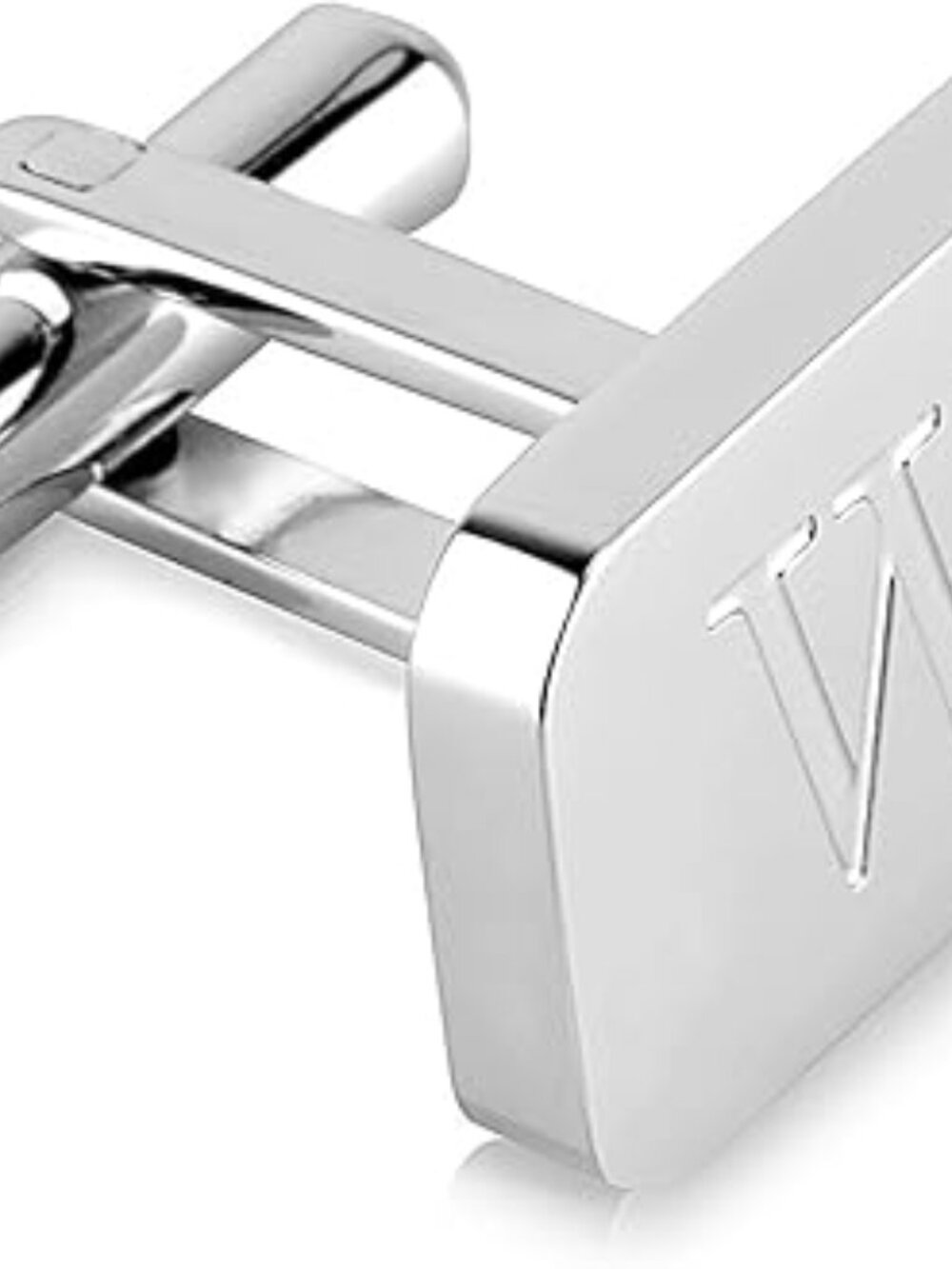 Engraved Stainless Steel Men’s Cufflinks